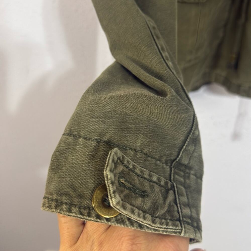 Levi's Women Khaki Utility Jacket Size Large - Picture 7 of 10